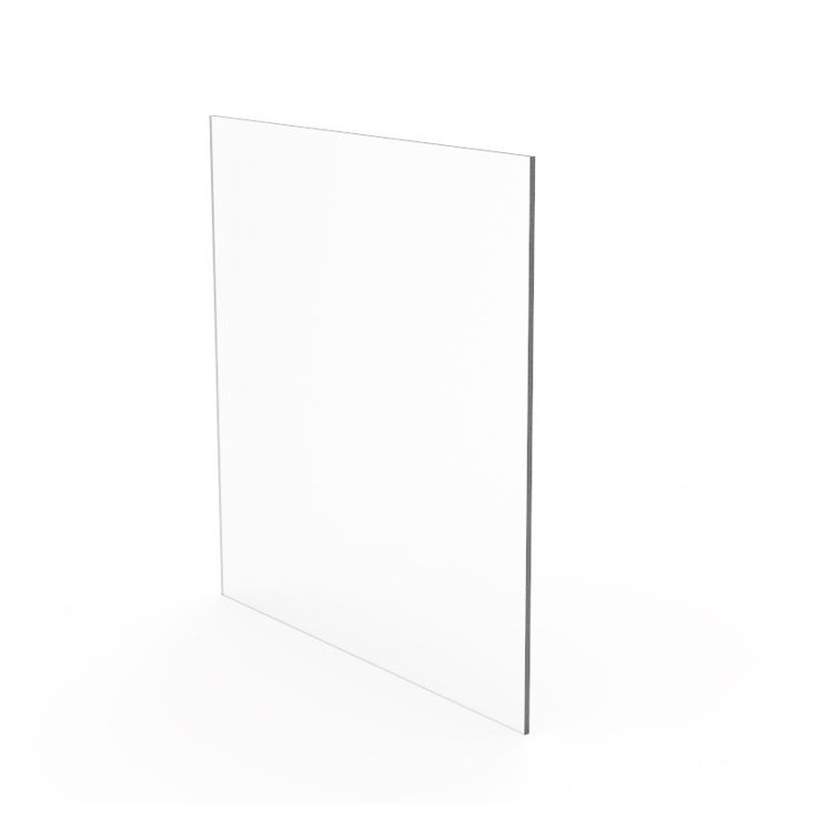 FixtureDisplays Nominal 1/8 Inch (3mm) Cast Clear Acrylic Sheet